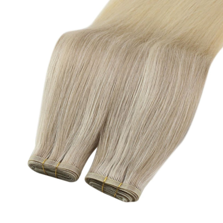 weft hair blonde Hair Extensions best extensions for thin hair best hair extensions for thin hair