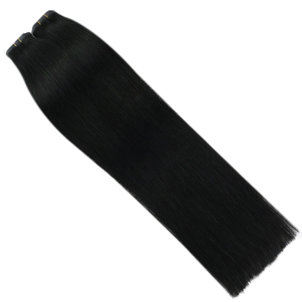 jet black hair bundles invisible hair extensions for thin hair long hair extensions natural hair extensions