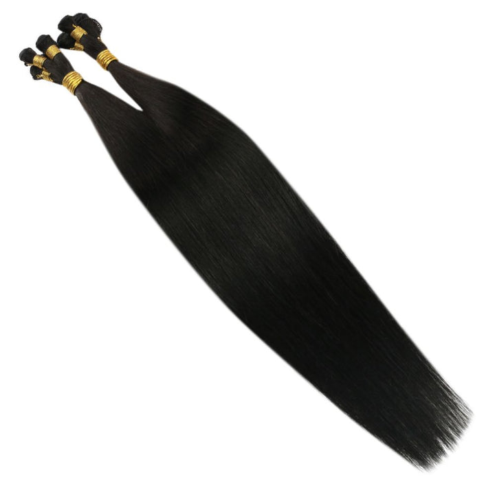 hand tied weft hair extensions wholesale straight hair extensions seamless hair extensions