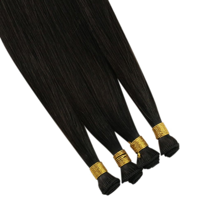 handmade weft extensions permanent hair extensions for short hair natural hair extensions long hair extensions