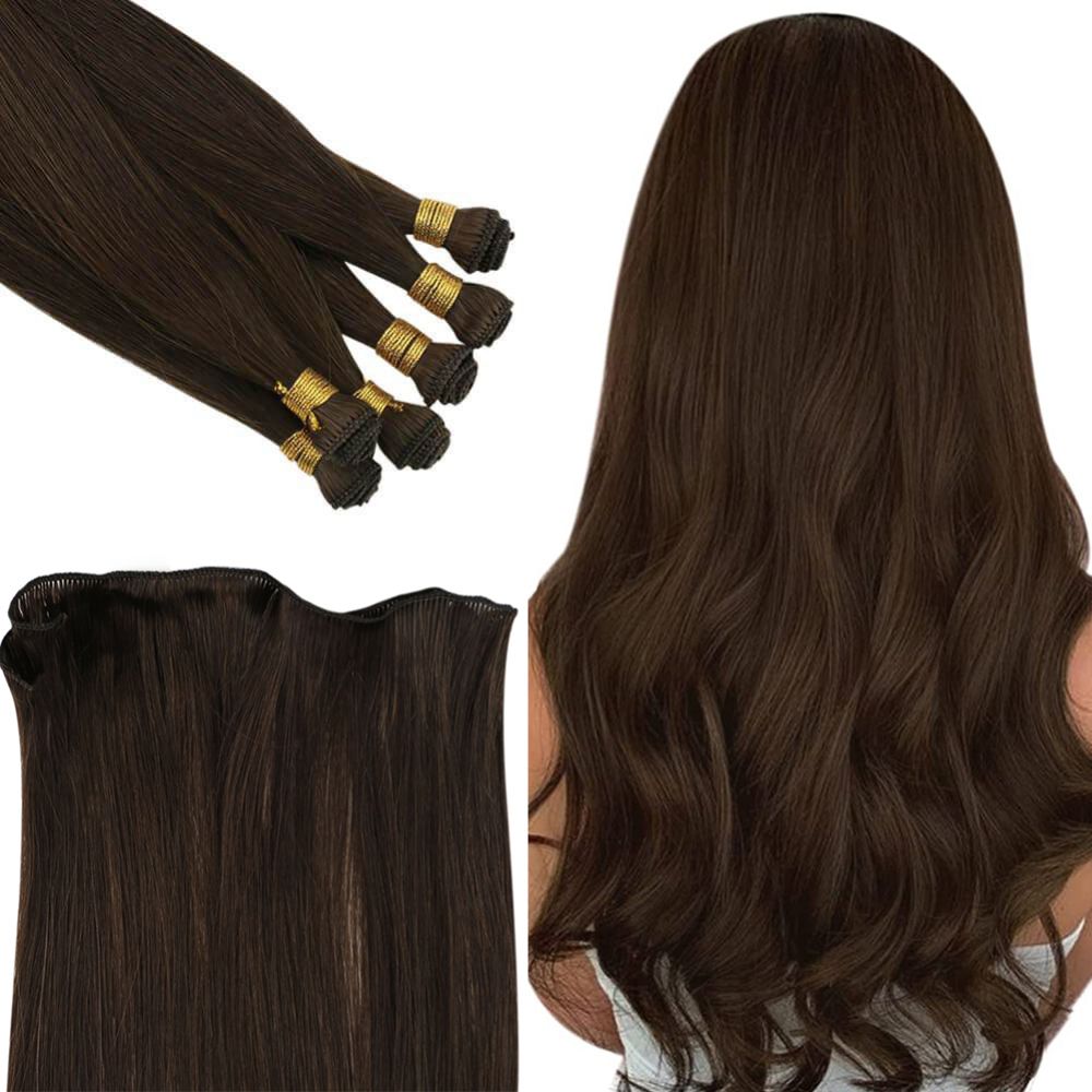hand sewn weft hair extensions