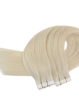 Tape in Extensions on Short Hair 100% Virgin Human Hair Tape in Extensions Easyouth #1000