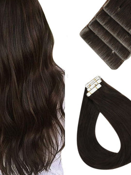 100% Healthy Virgin Injection Human Hair Double Side Tape ins Easyouth Hair Dark Brown#2