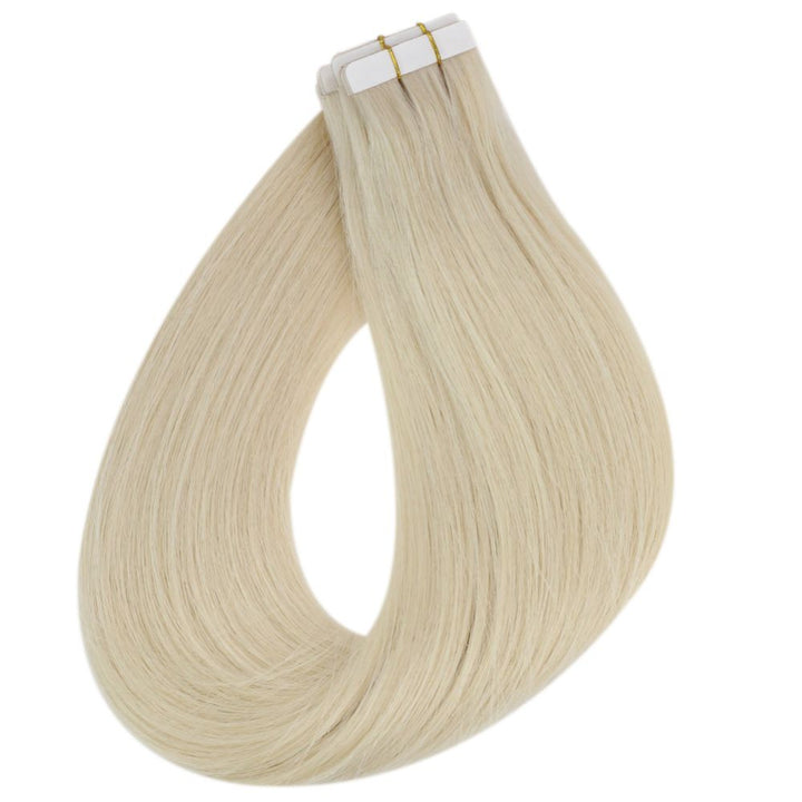 invisible skin weft tape in hair extensions,16 Inch Tape in Hair Extensions Blonde Tape in Extensions Blonde Tape Ins