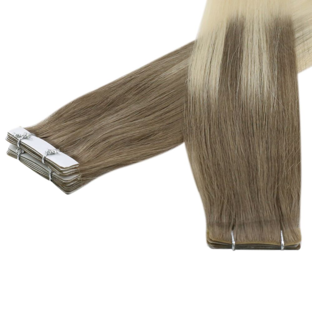 glue in hair piece,Tape in Hair Extensions for Thin Hair, Human Hair Tape in Extensions, Tap Ins Hair, Invisible Tape in Extensions,