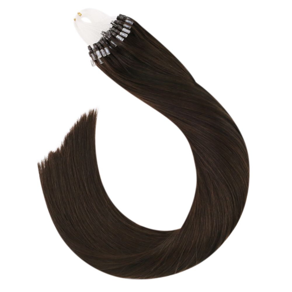 micro ring hair extensions brown hair