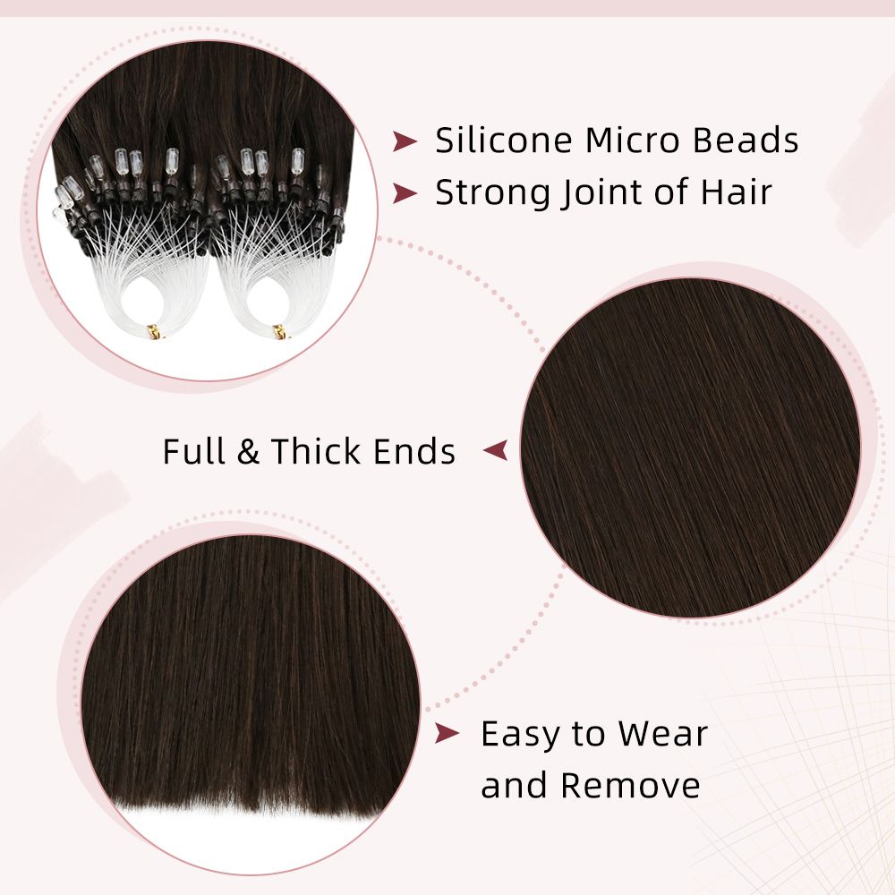micro ring remy human hair extensions