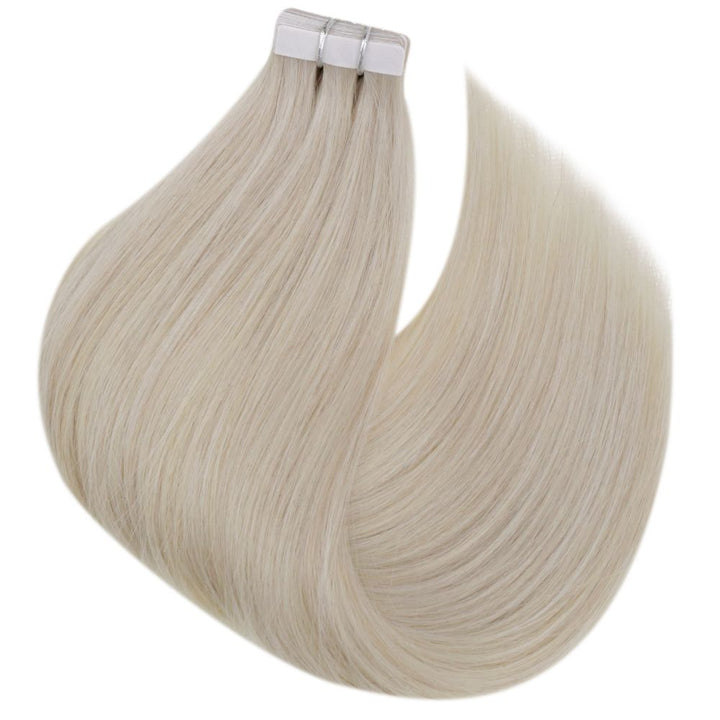 100% human hair tape in hair extensions