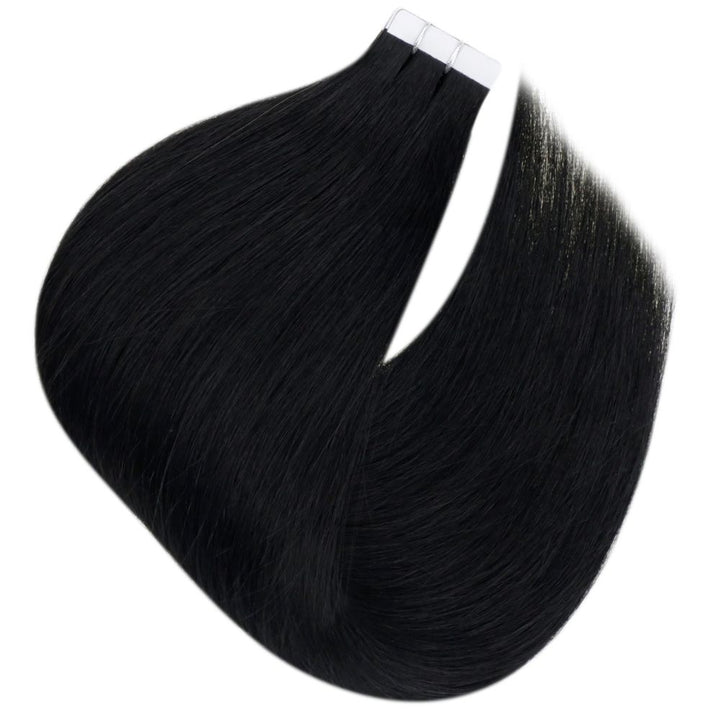 100% human hair tape in hair extensions