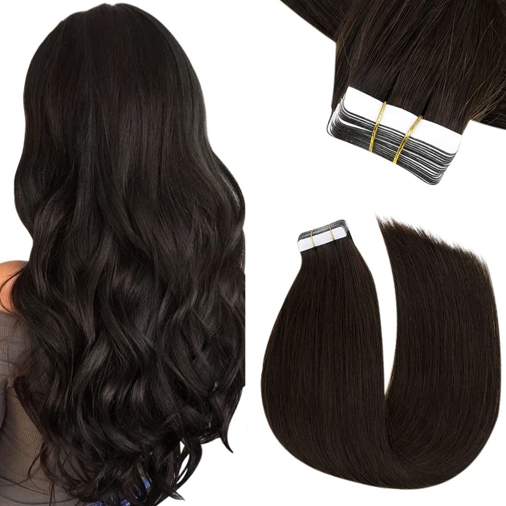 tape in hair extensions natural human hair