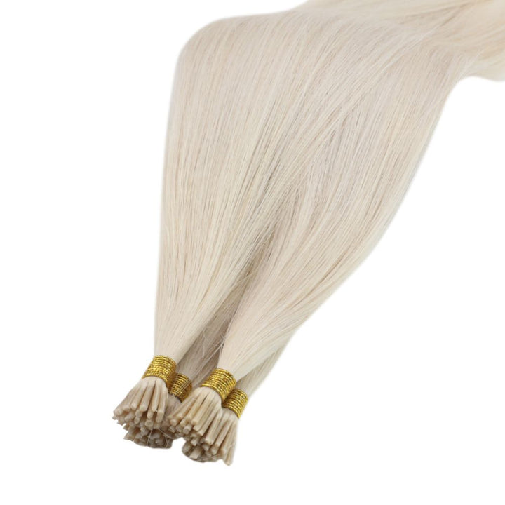 i tip hair extensions ice blonde