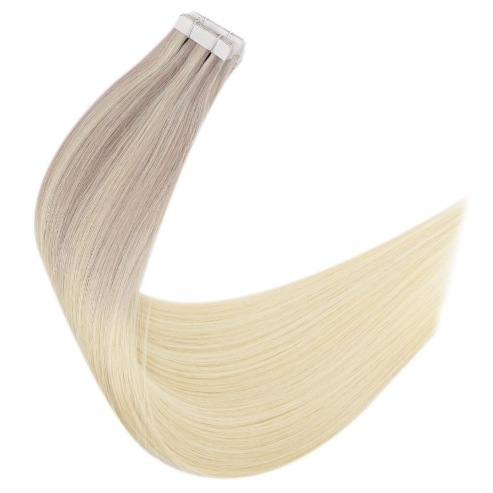 pu tape hair extensions pu tape long hair extensions tape in extensions for blondehair Hair Extensions 20 inch hair extensions