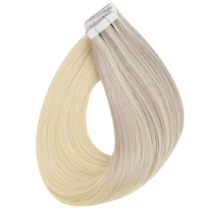 balayage blonde tape in hair extensions virgin invisible skin weft tape in hair extensions best extensions for thin hair best hair extensions best tape in hair extensions