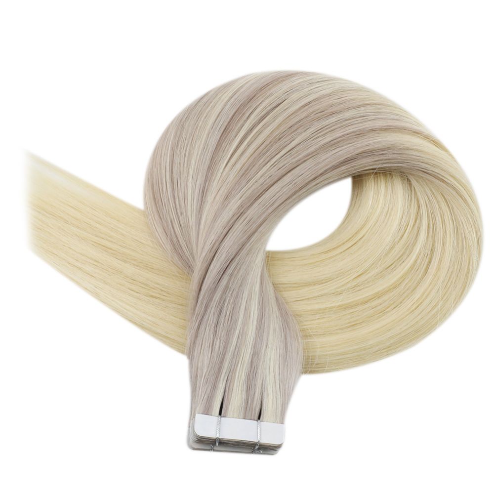 invisible skin weft tape in hair extensions