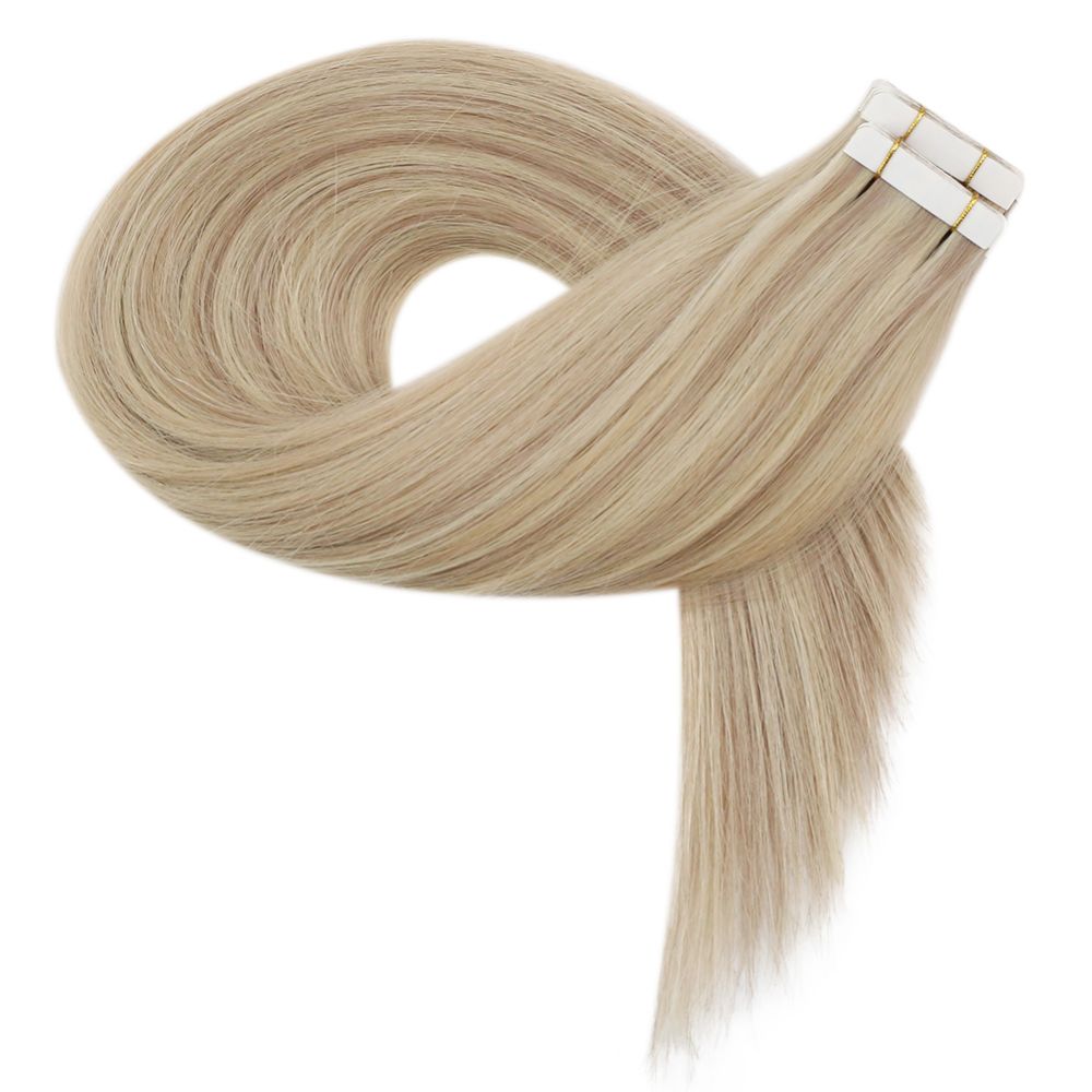 tape in hair extensions highlights