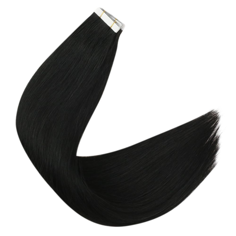 tape in hair extensions black