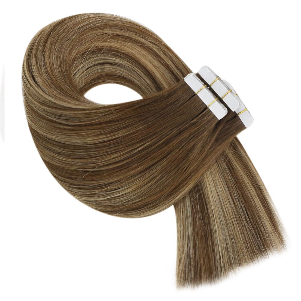 permanent tape in hair extensions easyouth seamless hair extensions straight hair extensions