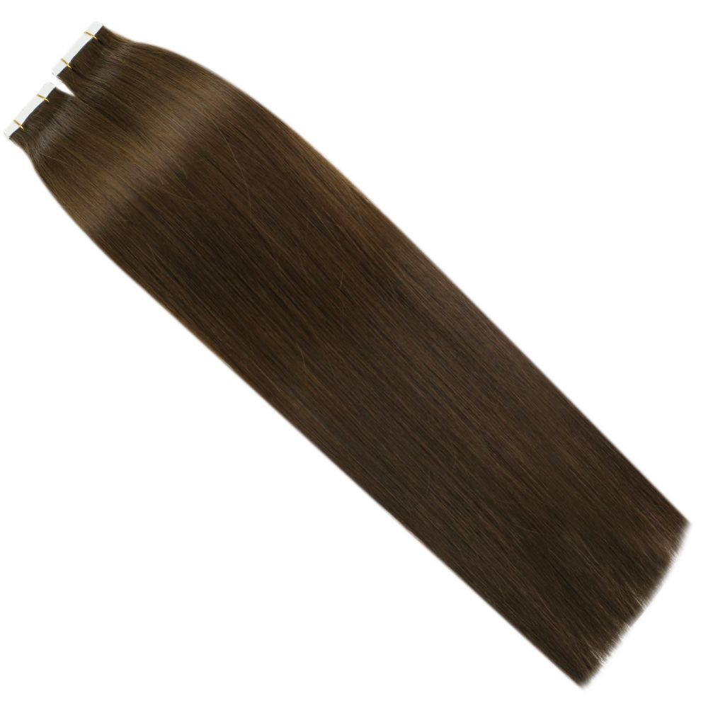 tape in hair extensions brown