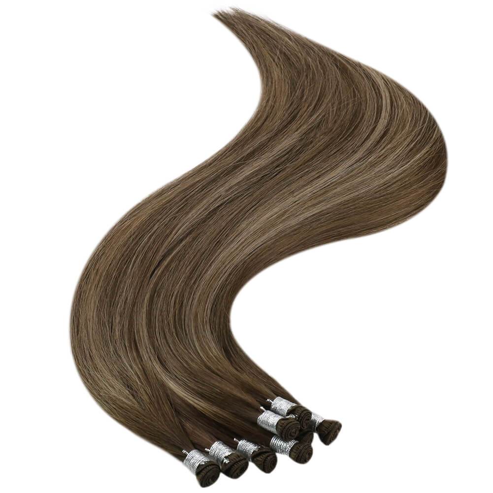 full cuticles hand-tied weft virgin hair