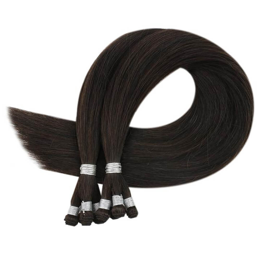 hand made weft virgin hair for women
