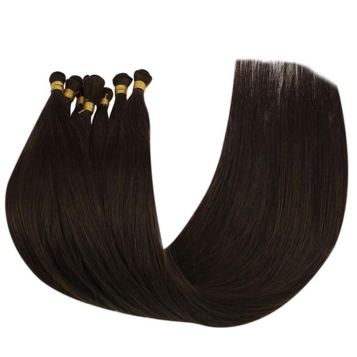 handmade weft hair extensions