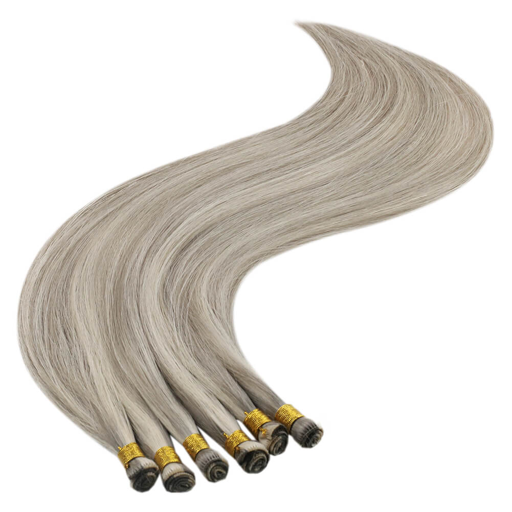 handtied weft bundles high quality virgin hair extensions
