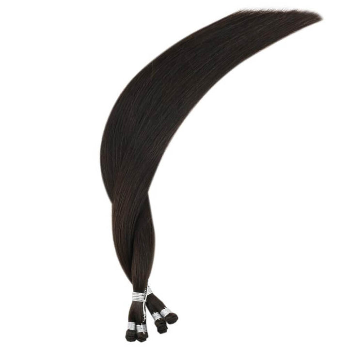 handtied weft virgin hair high quality hair extensions