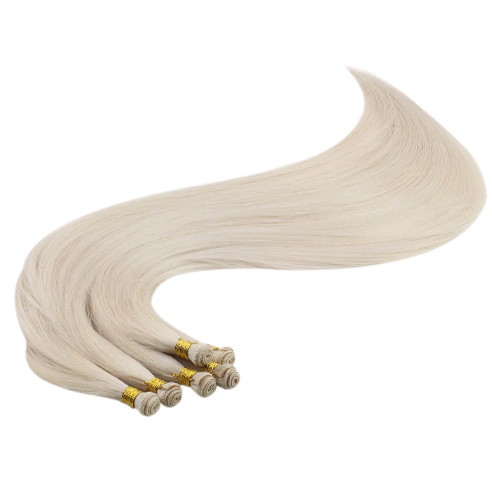 high quality handtied weft virgin hair