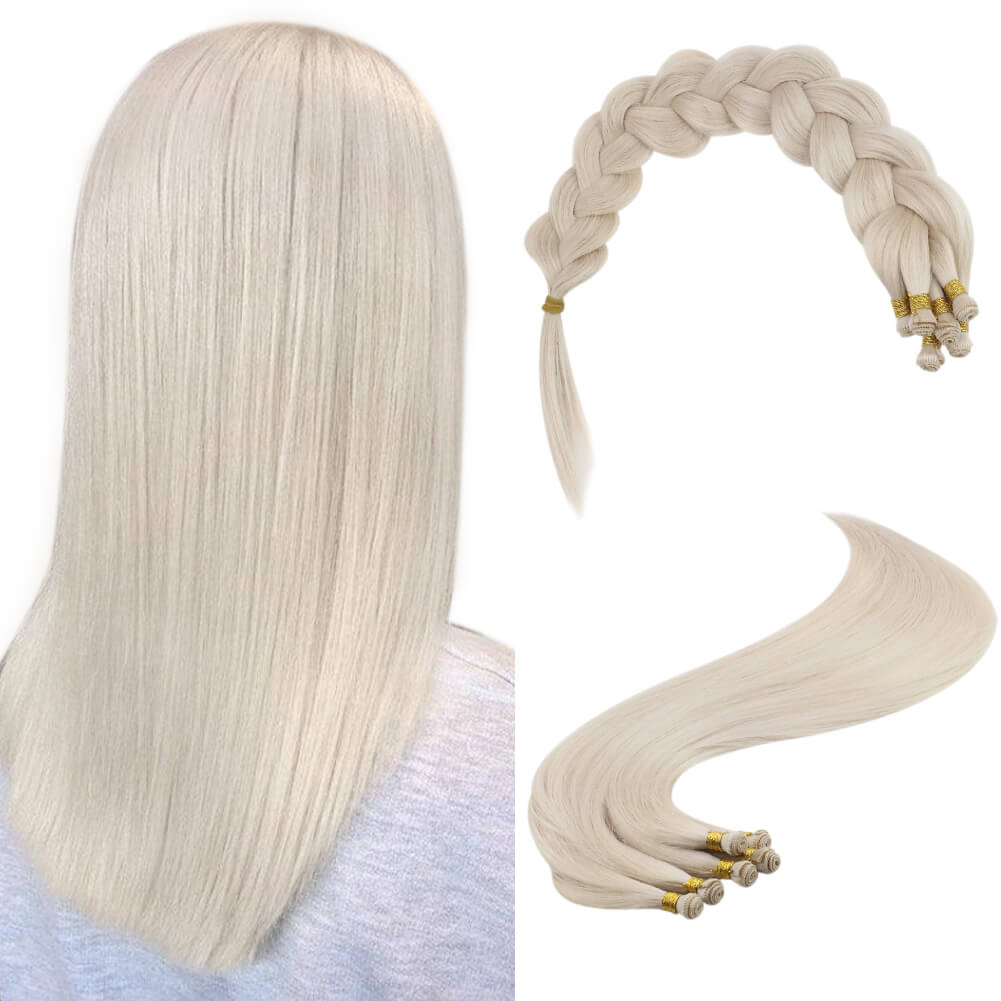 ice blonde hair extensions hair weft bundles