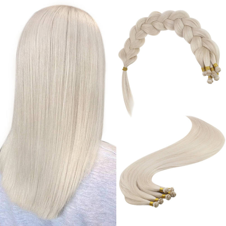 ice blonde hair extensions hair weft bundles