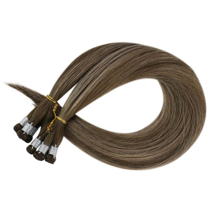 sew in hair extensions hand made weft