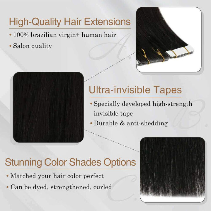 tape in hair extensions best quality